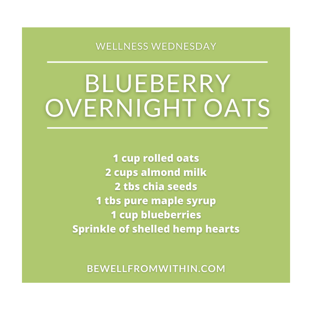 Blueberry Overnight Oats